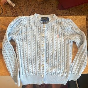 Ralph Lauren cable knit cardigan size 5